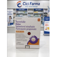 Seretide Diskus 50/250 mcg – Salmeterol Xinafoate & Fluticasone Propionate 60 Inhalations