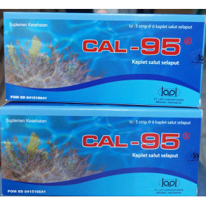CAL-95 Kaplet Salut Selaput Suplemen Kesehatan