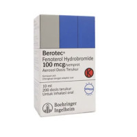 Berotec Fenoterol Hydrobromide 100 mcg Semprot Inhaler