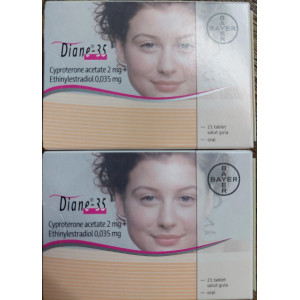 Diane-35 Tablet Salut Gula – Cyproterone Acetate 2 mg & Ethinylestradiol 0.035 m